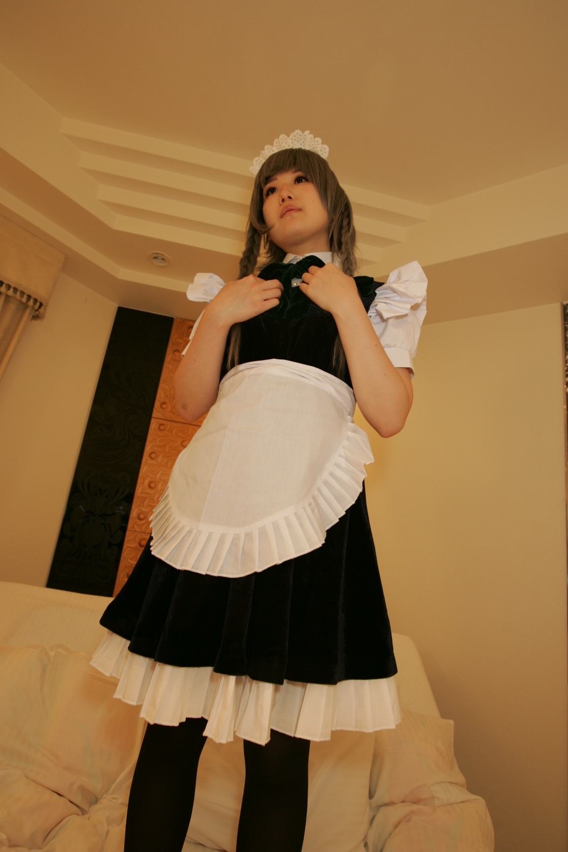 黑丝游戏美女　[Cosplay]Izayoi-Sakuya 日本超级诱惑美女图片写真
